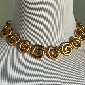 Vintage Ann Klein Swirl Necklace